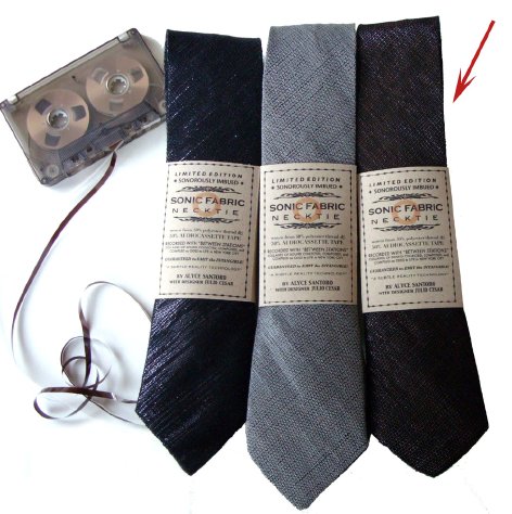 Remix: Ties Made from Recycled Cassette Tape