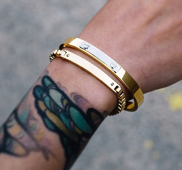 mewlery bracelets gold